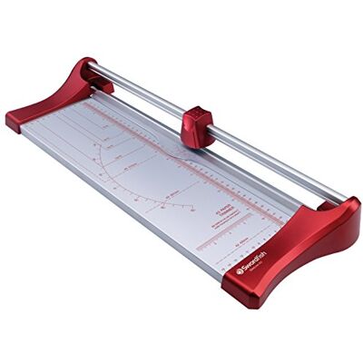 Swordfish 40260 Slimline A3 10 Sheet Rotary Paper Trimmer/Guillotine Red Swordfish 40260 Slimline A3 10 Sheet Rotary Paper Trimmer/Guillotine Red