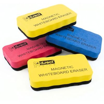 D.RECT Magnetic Blackboard Sponge Set of 4 AVR Whiteboard Accessories Felt Cleaner Ergonomic D.RECT Magnetic Blackboard Sponge Set of 4 AVR Whiteboard Accessories Felt Cleaner Ergonomic