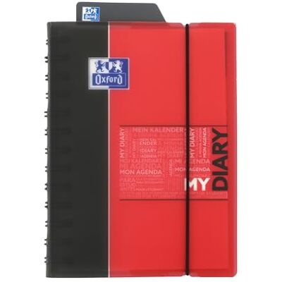 Oxford Daily Academic Student Diary One Day per Page 2017-2018 Polypropylene with a bookmark 352 Pages 12x18 cm Red Oxford Daily Academic Student Diary One Day per Page 2017-2018 Polypropylene with a bookmark 352 Pages 12x18 cm Red