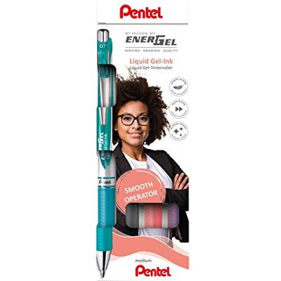 Pentel EnerGel XM BL77 Retractable Gel Pen (Pack of 4 Assorted Colours) Pentel EnerGel XM BL77 Retractable Gel Pen (Pack of 4 Assorted Colours)
