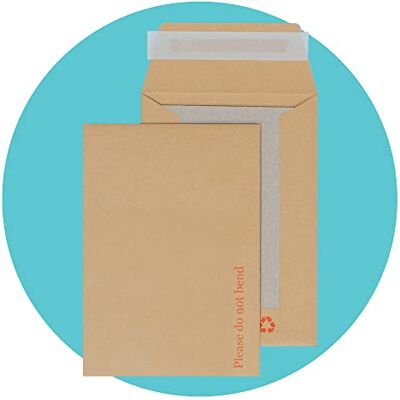Triplast 100 x A6 C6 Manilla Hard Board Back Envelopes (162x114mm) Cardboard Backed Mailers with Peel & Seal Strip Rigid Do Not Bend Envelopes for Mailing Posting Shipping & Storing Documents Triplast 100 x A6 C6 Manilla Hard Board Back Envelopes (162x114mm) Cardboard Backed Mailers with Peel & Seal Strip Rigid Do Not Bend Envelopes for Mailing Posting Shipping & Storing Documents