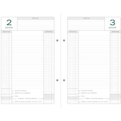 Exacompta 38978 Refill Pages for Perpetual Diary Perforated 15,5 x 23,5 cm Exacompta 38978 Refill Pages for Perpetual Diary Perforated 15,5 x 23,5 cm