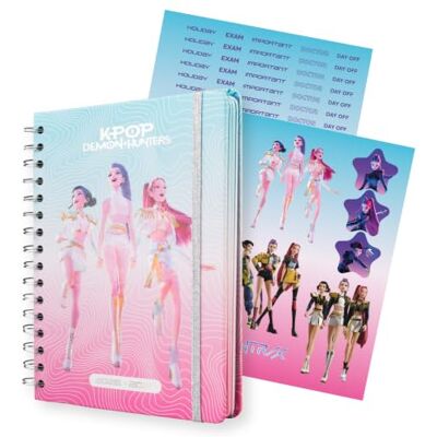 safta KPop Demon Hunters A5 Academic Diary 2026-2027 Week to View Merch safta KPop Demon Hunters A5 Academic Diary 2026-2027 Week to View Merch