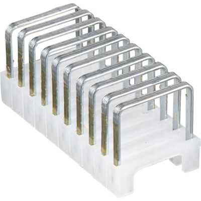 KLEIN TOOLS 450-004 Heavy Duty Staples, 31/64 x 13/64-Inch Insulated Staples for Romex and Other Cables, for Stapler No. 450-100, Pack of 300 KLEIN TOOLS 450-004 Heavy Duty Staples, 31/64 x 13/64-Inch Insulated Staples for Romex and Other Cables, for Stapler No. 450-100, Pack of 300