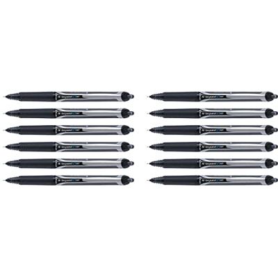 PILOT V7 Retractable Liquid Ink Rollerball Pen 0.7mm Black Box of 12 SMOOTH & RETRACTABLE: V7 RT retractable liquid ink rollerball pens with 0.7mm tip and black ink for smooth writing. PILOT V7 Retractable Liquid Ink Rollerball Pen 0.7mm Black Box of 12 SMOOTH & RETRACTABLE: V7 RT retractable liquid ink rollerball pens with 0.7mm tip and black ink for smooth writing.