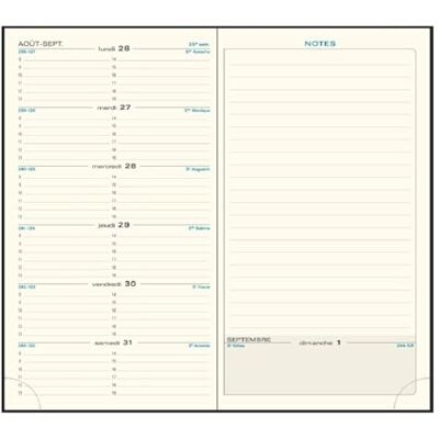 Exacompta 17840 Refill for Espace 17 Week-to-A-Page and Notes Page January-December 2018 Diary Exacompta 17840 Refill for Espace 17 Week-to-A-Page and Notes Page January-December 2018 Diary