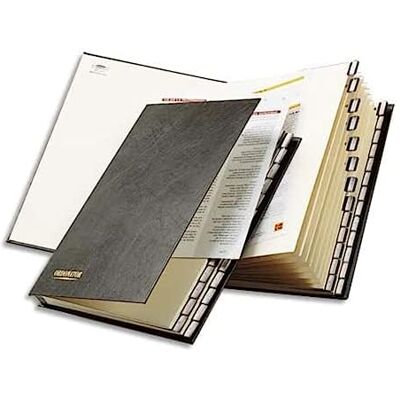 Exacompta Ref 621265E Multipart File with Rigid Cover 250 x 330mm in Size, Suitable for A4 Documents, 300gsm Ivory Pressboard, Expanding Spine, 26 Sections (labelled A-Z) Blue Exacompta Ref 621265E Multipart File with Rigid Cover 250 x 330mm in Size, Suitable for A4 Documents, 300gsm Ivory Pressboard, Expanding Spine, 26 Sections (labelled A-Z) Blue