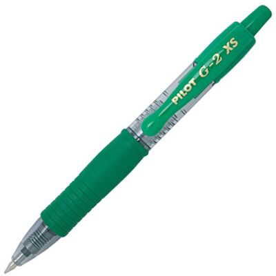 PILOT G2-07 Pixie XS Gel Ink Rollerball Pen Medium 0.7mm Tip 12 x Green PILOT G2-07 Pixie XS Gel Ink Rollerball Pen Medium 0.7mm Tip 12 x Green