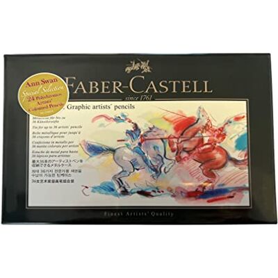 Faber-Castell Art & Graphic Polychromos Colour Pencil, Ann Swan Selection, Tin of 24, Art, Craft, Drawing, Sketching, Home, School, University, Colouring Faber-Castell Art & Graphic Polychromos Colour Pencil, Ann Swan Selection, Tin of 24, Art, Craft, Drawing, Sketching, Home, School, University, Colouring