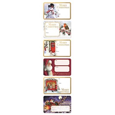 G4GADGET Christmas Pack of 320 Traditional Gift Presents Labels XMAS Labels G4GADGET Christmas Pack of 320 Traditional Gift Presents Labels XMAS Labels