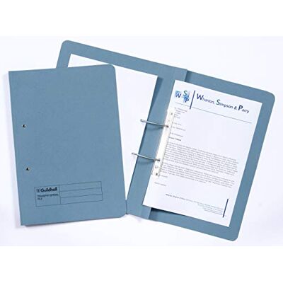 Exacompta Ref 211/7000Z Guildhall Spiral File, 355 x 250mm, 420gsm Durable Heavyweight Sprint Manilla, Suitable for Foolscap Documents Blue, Pack of 25 Exacompta Ref 211/7000Z Guildhall Spiral File, 355 x 250mm, 420gsm Durable Heavyweight Sprint Manilla, Suitable for Foolscap Documents Blue, Pack of 25