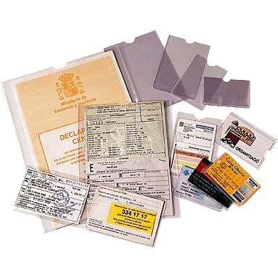 Esselte Leitz Card Holder, Size, PVC, 140 Microns, Transparent 75Q Transparent Esselte Leitz Card Holder, Size, PVC, 140 Microns, Transparent 75Q Transparent
