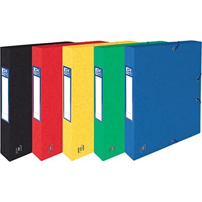 Oxford 400114367 Cardboard Box 4 cm Spine Width Assorted Pack of 9 Oxford 400114367 Cardboard Box 4 cm Spine Width Assorted Pack of 9