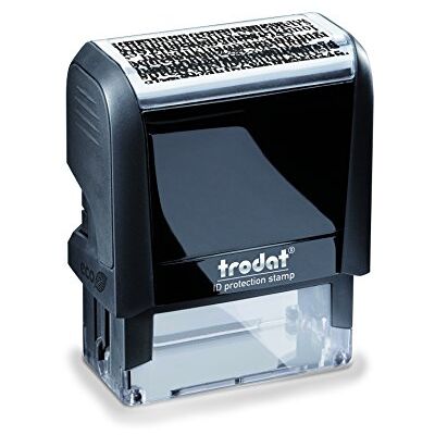 Trodat Printy 4912 Data Defender Self-inking Stamp Black 47x18mm Trodat Printy 4912 Data Defender Self-inking Stamp Black 47x18mm