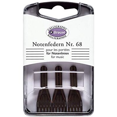 Brause 300068B Metal writing nibs for nib/ pen holders Box of 3 metal nibs German manufacturer Calligraphy Creative Tools Drawing Writing Brause 300068B Metal writing nibs for nib/ pen holders Box of 3 metal nibs German manufacturer Calligraphy Creative Tools Drawing Writing