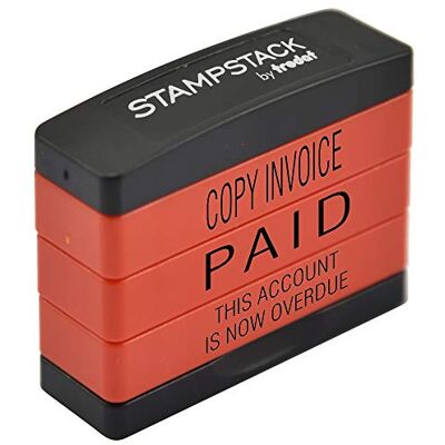Trodat 3-in-1 Business Stamp Stack with texts COPY INVOICE – PAID – THIS ACCOUNT IS NOW OVERDUE Trodat 3-in-1 Business Stamp Stack with texts COPY INVOICE – PAID – THIS ACCOUNT IS NOW OVERDUE