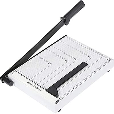 Voluker A4 Paper Cutter Cutting Capacity 10 Sheets Paper for Office School Craft Paper White Voluker A4 Paper Cutter Cutting Capacity 10 Sheets Paper for Office School Craft Paper White