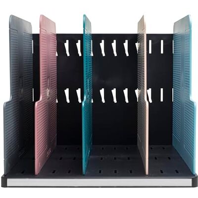 Exacompta Ref 390606D MODULOTOP Vertical File with 5 Skandi dividers for Sorting Mail or A4+ documents Dimensions: Depth 30 x Width 28.8 x Height 25.5 cm Assorted Exacompta Ref 390606D MODULOTOP Vertical File with 5 Skandi dividers for Sorting Mail or A4+ documents Dimensions: Depth 30 x Width 28.8 x Height 25.5 cm Assorted