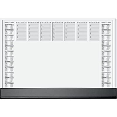 Sigel HO365 Paper Desk Pad, with 2-year calendar (2023/24), daily, weekly planner with protective strip, A2 (59.5 x 41 cm) 80gsm, 40 sheets Sigel HO365 Paper Desk Pad, with 2-year calendar (2023/24), daily, weekly planner with protective strip, A2 (59.5 x 41 cm) 80gsm, 40 sheets