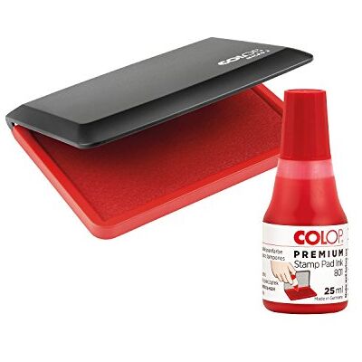 COLOP Ink Pad Micro 2 + Colour 801 Red, 70 x 110 mm COLOP Ink Pad Micro 2 + Colour 801 Red, 70 x 110 mm