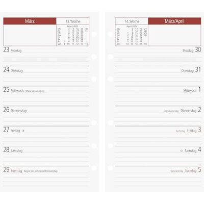 rido/idé Weekly Replacement Calendar Mod. TM 15 2025 87 x 153 mm rido/idé Weekly Replacement Calendar Mod. TM 15 2025 87 x 153 mm
