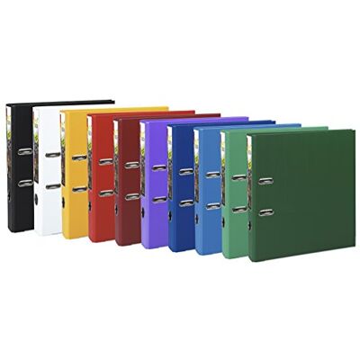 Exacompta 10 Lever Arch Files Prem'Touch Spine 50 mm A4 Maxi Assorted Exacompta 10 Lever Arch Files Prem'Touch Spine 50 mm A4 Maxi Assorted