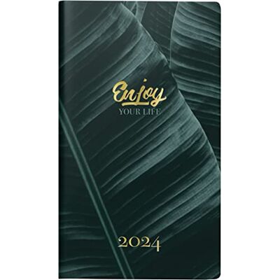 rido/idé Weekly calendar "Enjoy" model TM 15 2024 1 page = 1 week sheet size 8.7 x 15.3 cm green rido/idé Weekly calendar "Enjoy" model TM 15 2024 1 page = 1 week sheet size 8.7 x 15.3 cm green