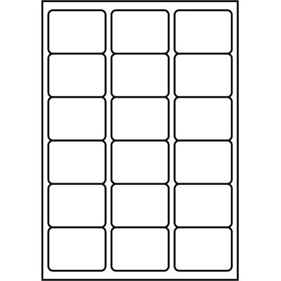 SmithPackaging A4 Self Adhesive Address 1800 Labels, 63.5 mm Length x 46.6 mm Width SmithPackaging A4 Self Adhesive Address 1800 Labels, 63.5 mm Length x 46.6 mm Width