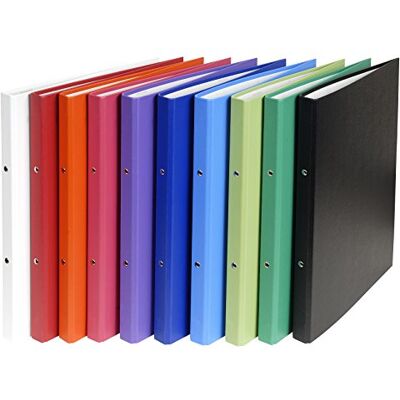 Exacompta Ref 54150E PP Ring Binder 320 x 260mm in Size, Suitable for Storing A4 Documents, 2 x 15mm Rings, 20mm Spine Assorted Colours (Pack of 20) Exacompta Ref 54150E PP Ring Binder 320 x 260mm in Size, Suitable for Storing A4 Documents, 2 x 15mm Rings, 20mm Spine Assorted Colours (Pack of 20)