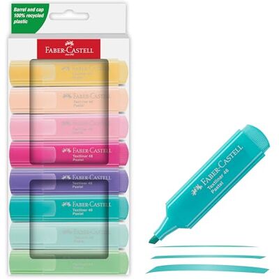 Faber-Castell Highlighter Textliner 46 Pastel wallet of 8 *new* Faber-Castell Highlighter Textliner 46 Pastel wallet of 8 *new*