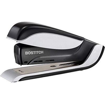 PaperPro BOSTITCH Premium Spring-Powered Desktop Stapler- One Finger, No Effort Black/Gray (1140) PaperPro BOSTITCH Premium Spring-Powered Desktop Stapler- One Finger, No Effort Black/Gray (1140)
