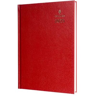 Collins Standard Desk 2025 Diary for Professionals A4 Week to View Business Diary Red (40.15-25) Premium Business Planner with Hardback Leathergrain Covers Collins Standard Desk 2025 Diary for Professionals A4 Week to View Business Diary Red (40.15-25) Premium Business Planner with Hardback Leathergrain Covers
