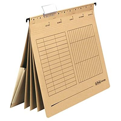 herlitz UNIREG A4 Manilla Card-Board Hanging File Buff (5 Pieces) herlitz UNIREG A4 Manilla Card-Board Hanging File Buff (5 Pieces)
