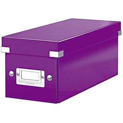 Leitz Storage Box, Purple, Click and Store Range, 60410062 Leitz Storage Box, Purple, Click and Store Range, 60410062