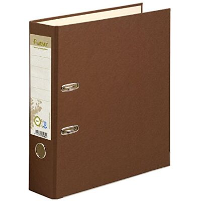 Exacompta Lever Arch File Prem'Touch Forever Chocolate Spine 80 mm A4 Maxi Exacompta Lever Arch File Prem'Touch Forever Chocolate Spine 80 mm A4 Maxi