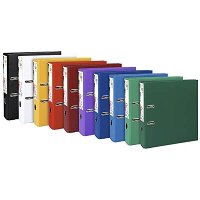 Exacompta 10 Lever Arch Files Prem'Touch Spine 80 mm A4 Maxi Assorted Exacompta 10 Lever Arch Files Prem'Touch Spine 80 mm A4 Maxi Assorted