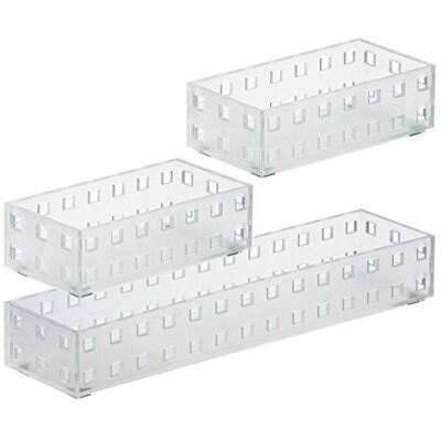 Like-it Bricks Plastic Storage Box - Set of 3 Like-it Bricks Plastic Storage Box - Set of 3