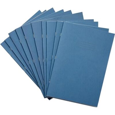 Rhino A4 Exercise Books, 7mm Squared, 64-Page / 10-Pack, Light Blue Rhino A4 Exercise Books, 7mm Squared, 64-Page / 10-Pack, Light Blue