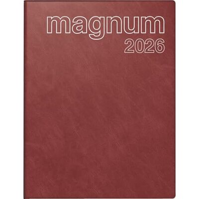 rido/idé Book Calendar Model Magnum '26 183 x 240 mm, Plastic, Wine Red rido/idé Book Calendar Model Magnum '26 183 x 240 mm, Plastic, Wine Red