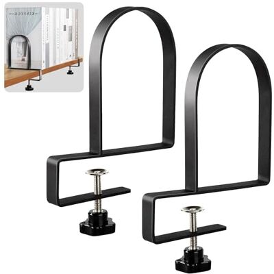 YANGSHUO Metal Book Ends for Shelves Heavy Duty Adjustable Bookends Clamped Metal Book Organizer Storage Holders, Non-Skid Bookends Stoppers YANGSHUO Metal Book Ends for Shelves Heavy Duty Adjustable Bookends Clamped Metal Book Organizer Storage Holders, Non-Skid Bookends Stoppers