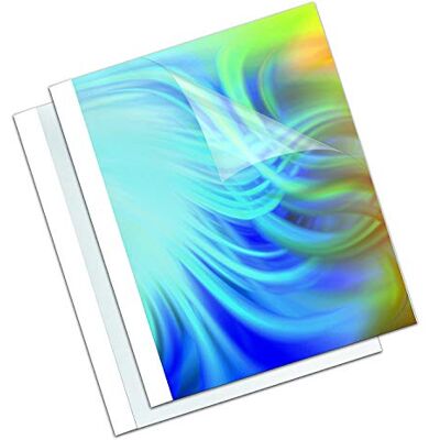 Fellowes 6mm Thermal Binding Covers 44-60 Sheet Capacity Pack of 100 White Thermal Binding Covers Fellowes 6mm Thermal Binding Covers 44-60 Sheet Capacity Pack of 100 White Thermal Binding Covers