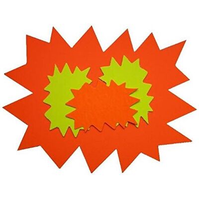 APLI 'Agipa 113910 Labels with Star Design 160 x 240 mm, Yellow/Orange APLI 'Agipa 113910 Labels with Star Design 160 x 240 mm, Yellow/Orange