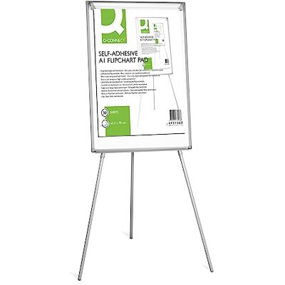 Q-Connect Self-Adhesive Flipchart Pad A1 30 Sheet (Pack of 2) Q-Connect Self-Adhesive Flipchart Pad A1 30 Sheet (Pack of 2)