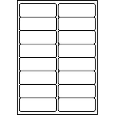 SmithPackaging A4 Self Adhesive Address 1600 Labels, 99.1 mm Length x 34 mm Width SmithPackaging A4 Self Adhesive Address 1600 Labels, 99.1 mm Length x 34 mm Width