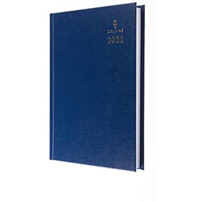 Collins Desk A5 Day to a Page 2022 Diary Blue Collins Desk A5 Day to a Page 2022 Diary Blue