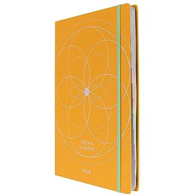 Collins Dream Planner 2024 Diary B5 Week to View and Monthly Journal Lifestyle Planner and Organiser for Productivity and Goal Setting January to December Weekly Sunshine Yellow DP1B53.45-24 Collins Dream Planner 2024 Diary B5 Week to View and Monthly Journal Lifestyle Planner and Organiser for Productivity and Goal Setting January to December Weekly Sunshine Yellow DP1B53.45-24