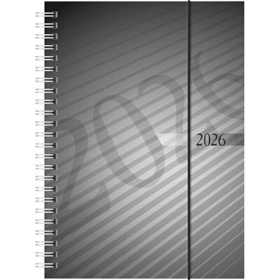rido/idé Futura 2 '26 Book Calendar A5 Plastic Anthracite rido/idé Futura 2 '26 Book Calendar A5 Plastic Anthracite