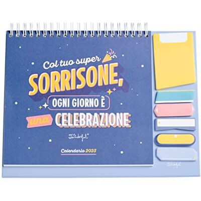 Mr. Wonderful Desk Calendar 2023 With a smile, there are new things to conquer every day Mr. Wonderful Desk Calendar 2023 With a smile, there are new things to conquer every day