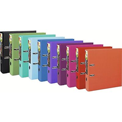 Exacompta 10 Lever Arch Files Prem'Touch Spine 80 mm A4 Maxi Assorted Exacompta 10 Lever Arch Files Prem'Touch Spine 80 mm A4 Maxi Assorted