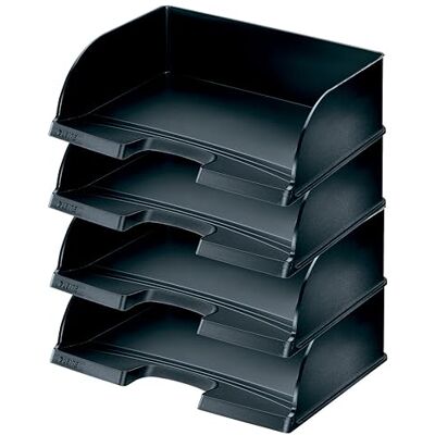 Leitz Esselte 52190095 desk trays (363 x 273 x 103 mm, Black, Plastic) Leitz Esselte 52190095 desk trays (363 x 273 x 103 mm, Black, Plastic)